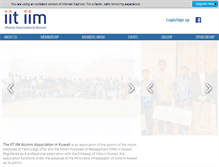 Tablet Screenshot of iitiimkuwait.com